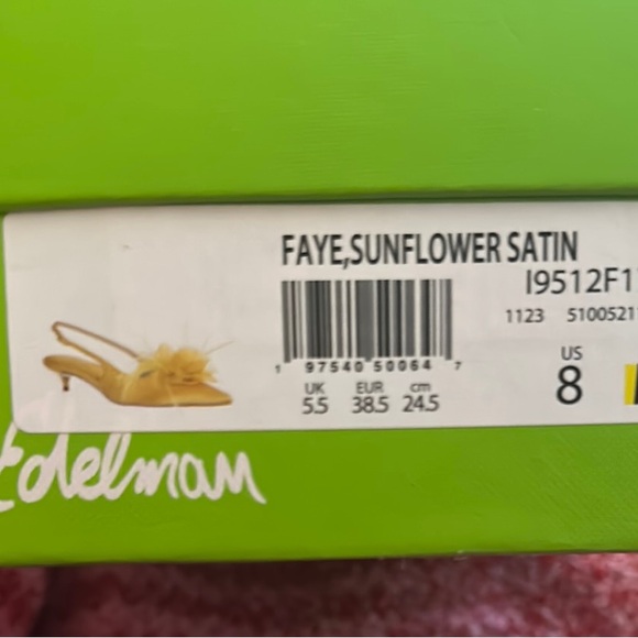 Sam Edelman Sunflower Satin Heels - Picture 2 of 5